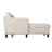 88.5'' W Corduroy Comfy L Shaped Sectional Storage Sofa Modular Cloud Sofa -872476545