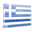 « grec flag » par parvez taj,, reproduction sur toile tendue-18737262