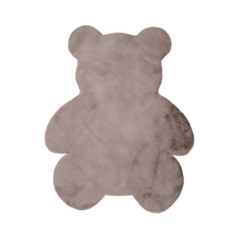 Luna Solid Colour Hand Tufted Area Rug, Novelty  78 x 97cm, Taupe