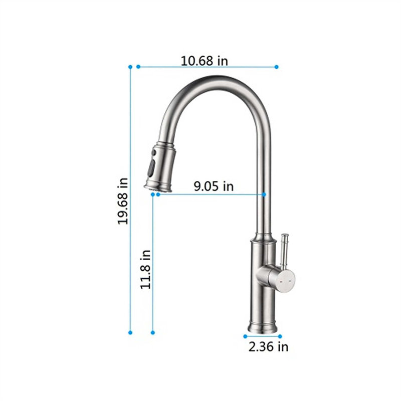 Red Cloud Pull Down Kitchen Faucet