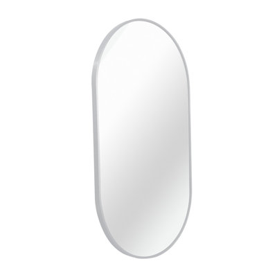 Miroir ovale (argent)