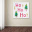 « christmas collage i », art textuel sur toile tendue-23532805