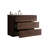 Margaruite Wall-Mounted Bathroom Vanity with Sink
