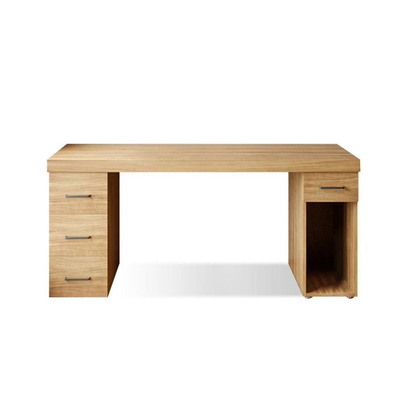 Bureaux rectangulaires en bois massif brun, H 29,53 po x l 62,99 po x P 23,62 po