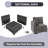 126.7” Wide 4 Seat Chenille Modular Sectional Sofa-883268383
