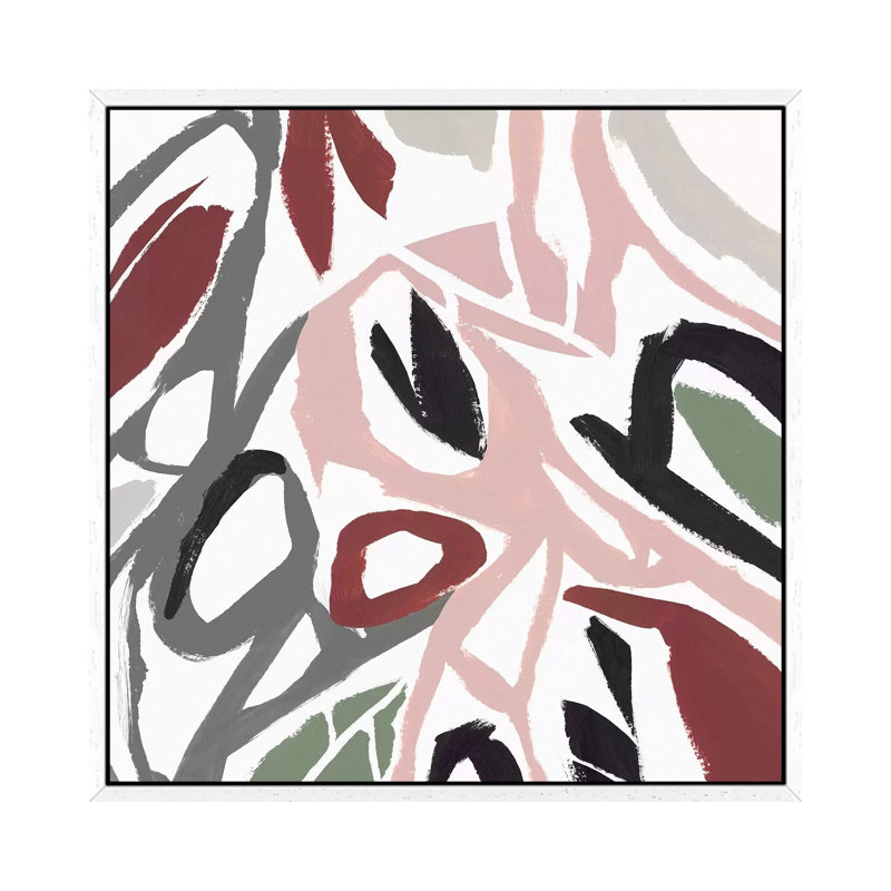 Lusting II by Isabelle Z - Print on Canvas, White Framed, 93.98 cm H x 93.98 cm W