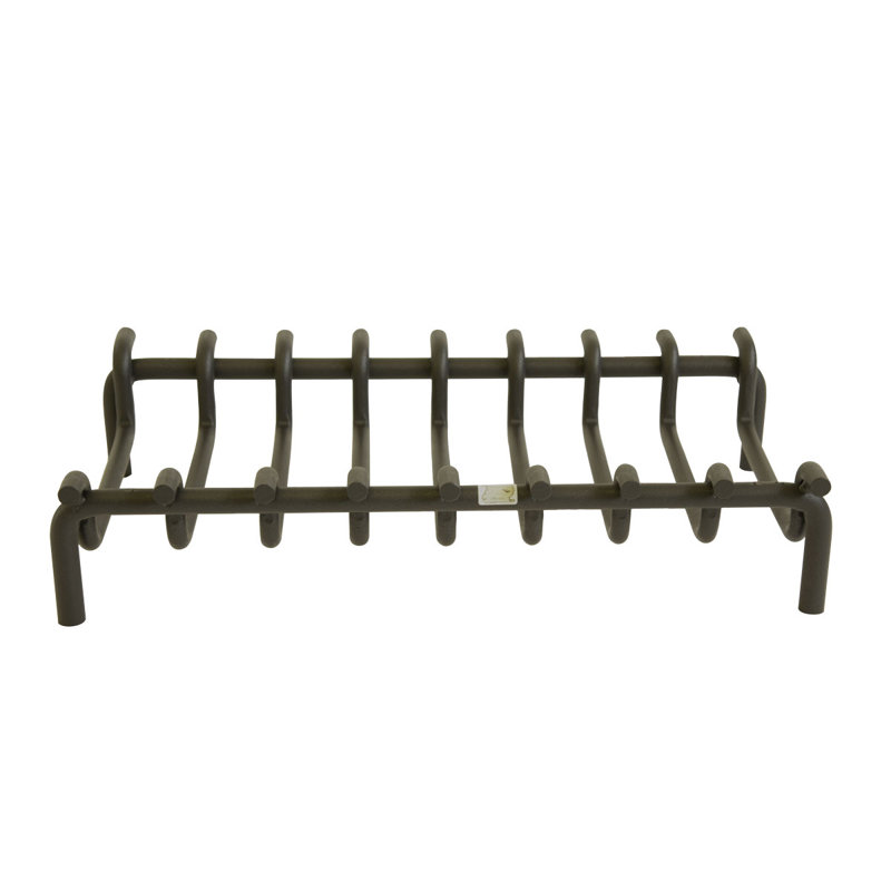 Dashiell Iron Fireplace Grate, 13cm H x 40.5cm W x 35cm D