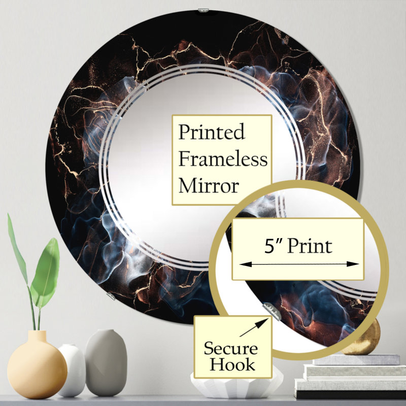 Miroir de salle de bain sans cadre, 24 po x 24 po