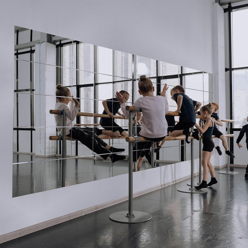 Miroir mural 12 pièces sans cadre, 12Pcs, 12 pi x 12 pi