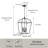 Alfreda 4 - Light Dimmable Lantern Chandelier-876629590