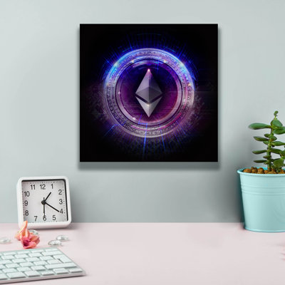 'Wagmi Ethereum Crypto' by Epic Portfolio Canvas Wall Art