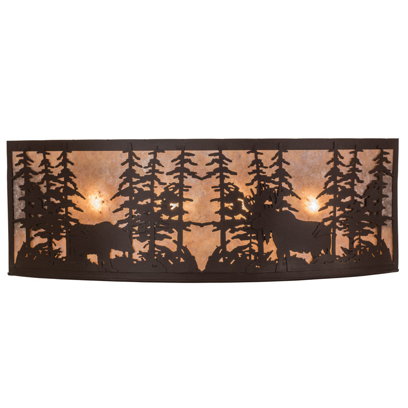 Rustic Lodge 4 - Light Flush Mounted Sconce