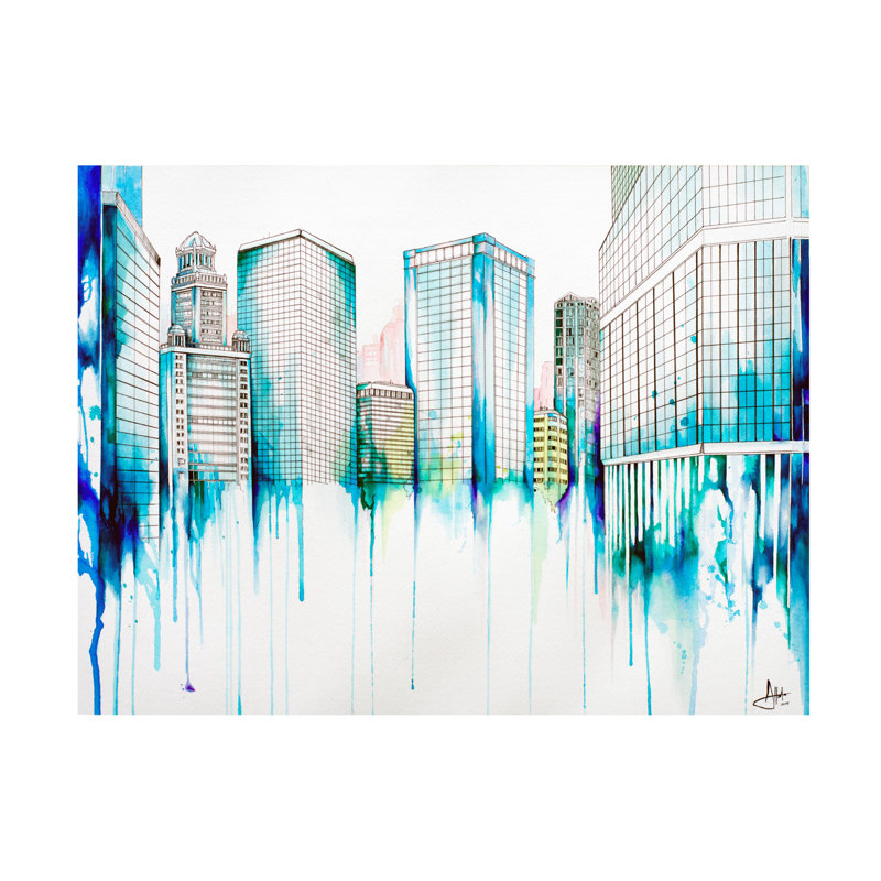 Art sur toile Marc Allante Nightowl, H 35 po x l 47 po