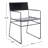 Rydon 18.5'' H Leather Upholstered Metal Armchair-1473357158