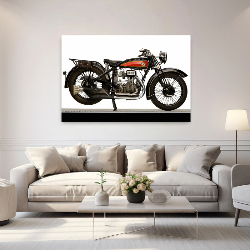 «1935 Nsu 494Cc 501Ts Classic Abstract Landscape Nature», art mural, H 40 po x l 60 po