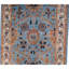 Hand Knotted Wool Area Rug in Blue And Beige
