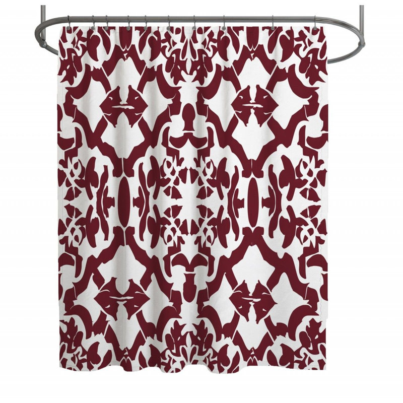 Rideau de douche Mandala, H 73 po x l 70 po