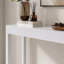 Console moderne, canapé Amy, blanc