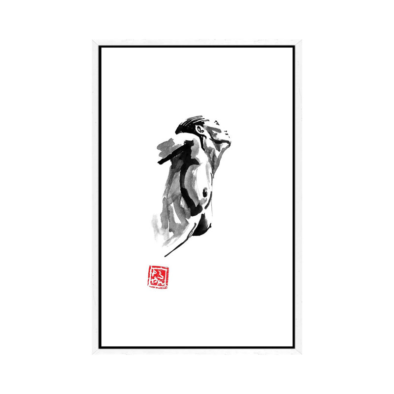 Fall by Péchane - Print on Canvas, White Framed, 66.04 cm H x 45.72 cm W