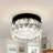 Pius LED Flush Mount Chandelier Crystal Ceiling Light Fixtures Ceiling Mount for Bedroom Bathroom