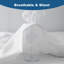 Aspire Homeware Hotel-Quality Waterproof Terry Towel Mattress Protector with Deep Elastic Fit-506777294