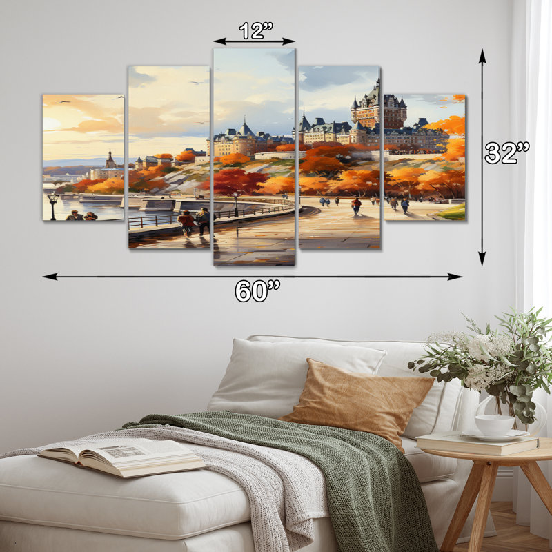Fuchs - Québec, reproduction d'art sur toile - 5 panneaux
