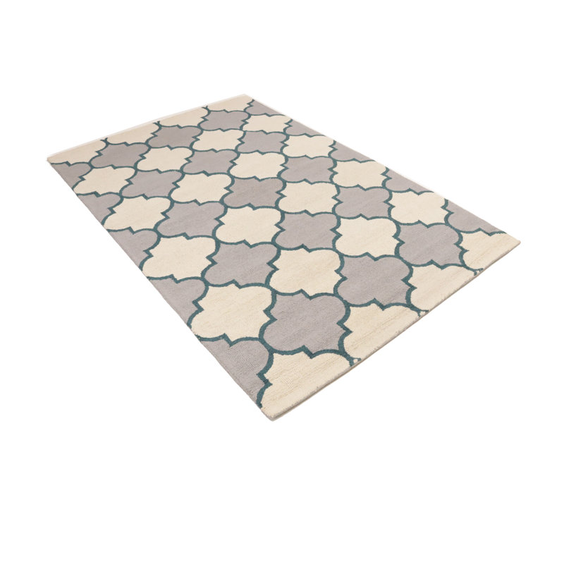 Rectangle Saiesh Rectangle 5' X 8' Wool Area Rug