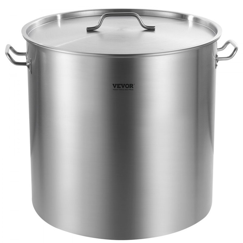 VEVOR 45.4L Stainless Steel Stock Pot