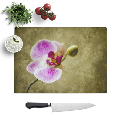 Orchid Flowers Vol.6 Painting Chopping Board
