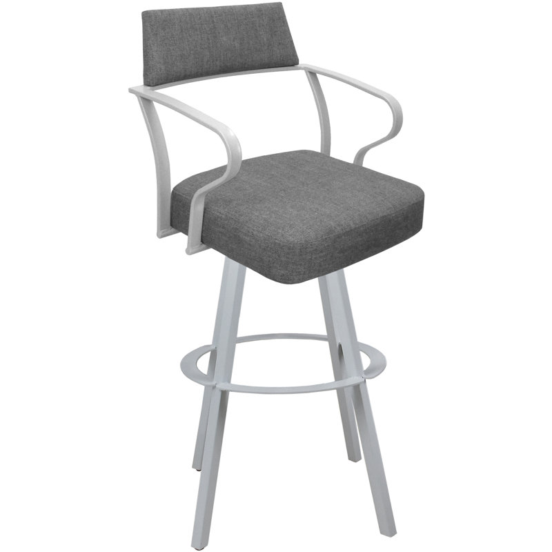 Cahit Mojave, White, Mojave Gray, Extra Tall (34" Seat Height)