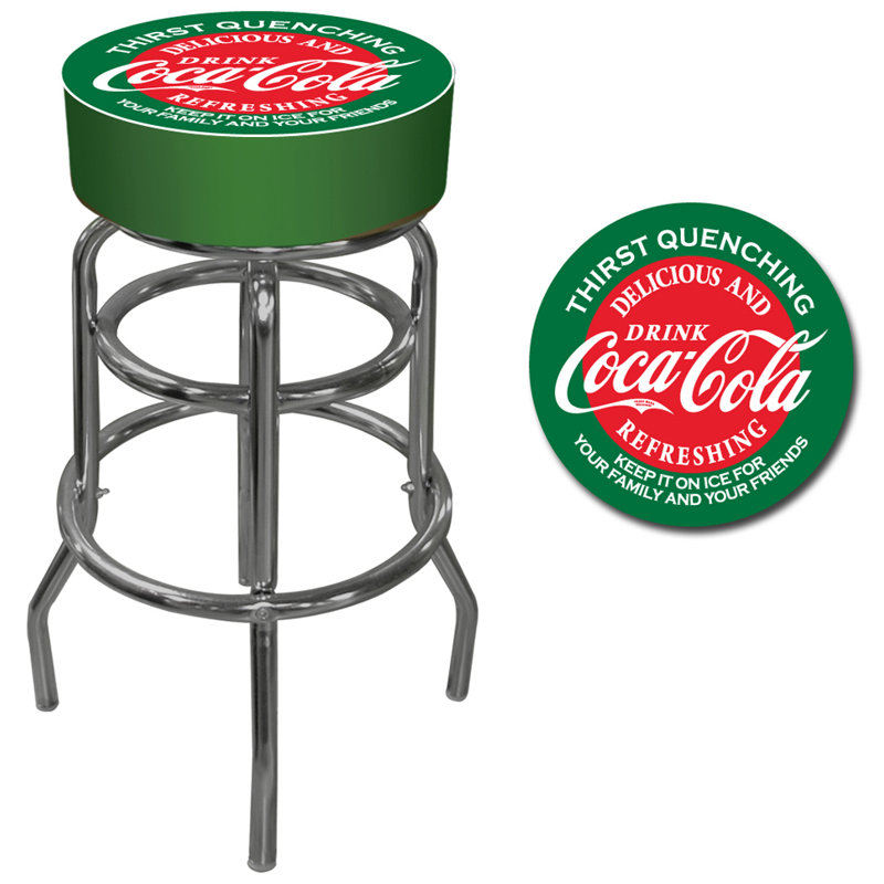 Tabouret tournant 31 "Coca Cola