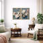 "White Floral Branch Still Life", chambre à coucher, impression sur toile encadrée, 2 pièces-1040603301-1040603304