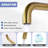 Wall Mounted 2-handle Bathroom Faucet with Drain Assembly-101337291
