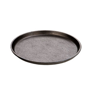 Rayani 9.25 Inch Round Cast Iron Serving Griddle