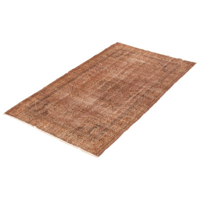 Natavious One-of-a-Kind 5'8" X 7'0" 2000s Wool Area Rug in Chocolate