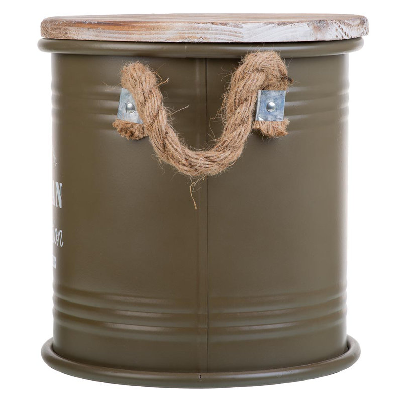 Trent Austin Design Iron Decorative Basket, Dark Green