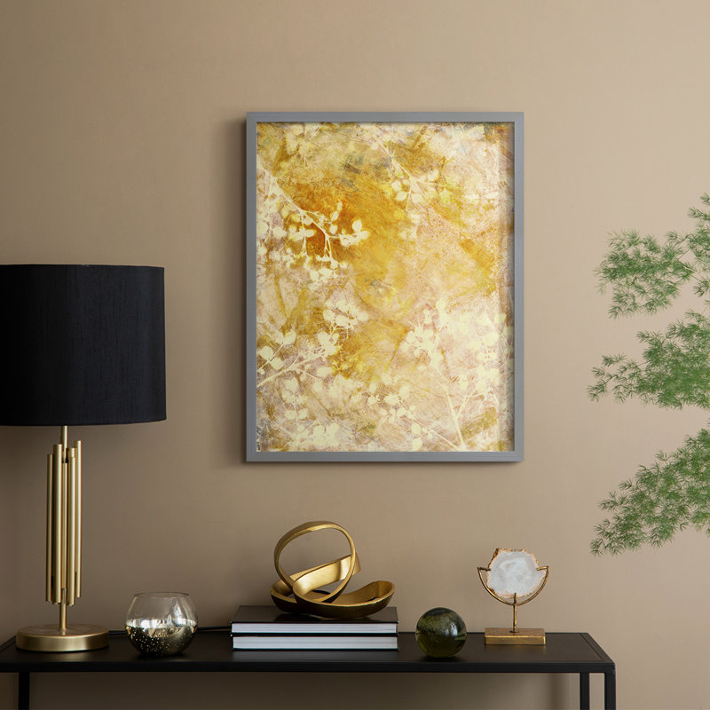 Reproduction encadrée Rise and Shine - bois massif, H 21 po x l 17 po, Gris