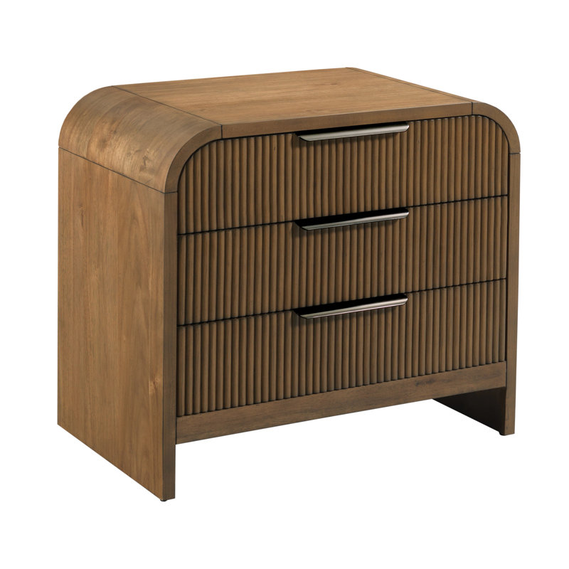 ADELE THREE DRAWER NIGHTSTAND