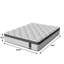 Matelas double hybride double 10 po
