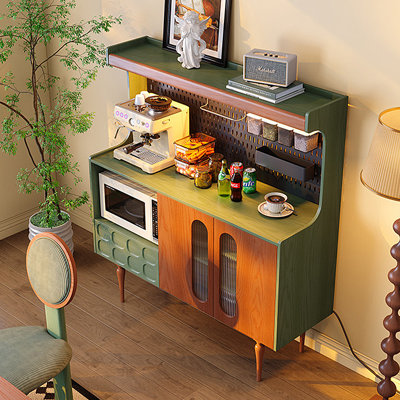 48.43"Green solid wood vintage sideboard