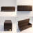 Contemporary Rectangle Storage Ottoman Bench In Faux Leather, Assembled