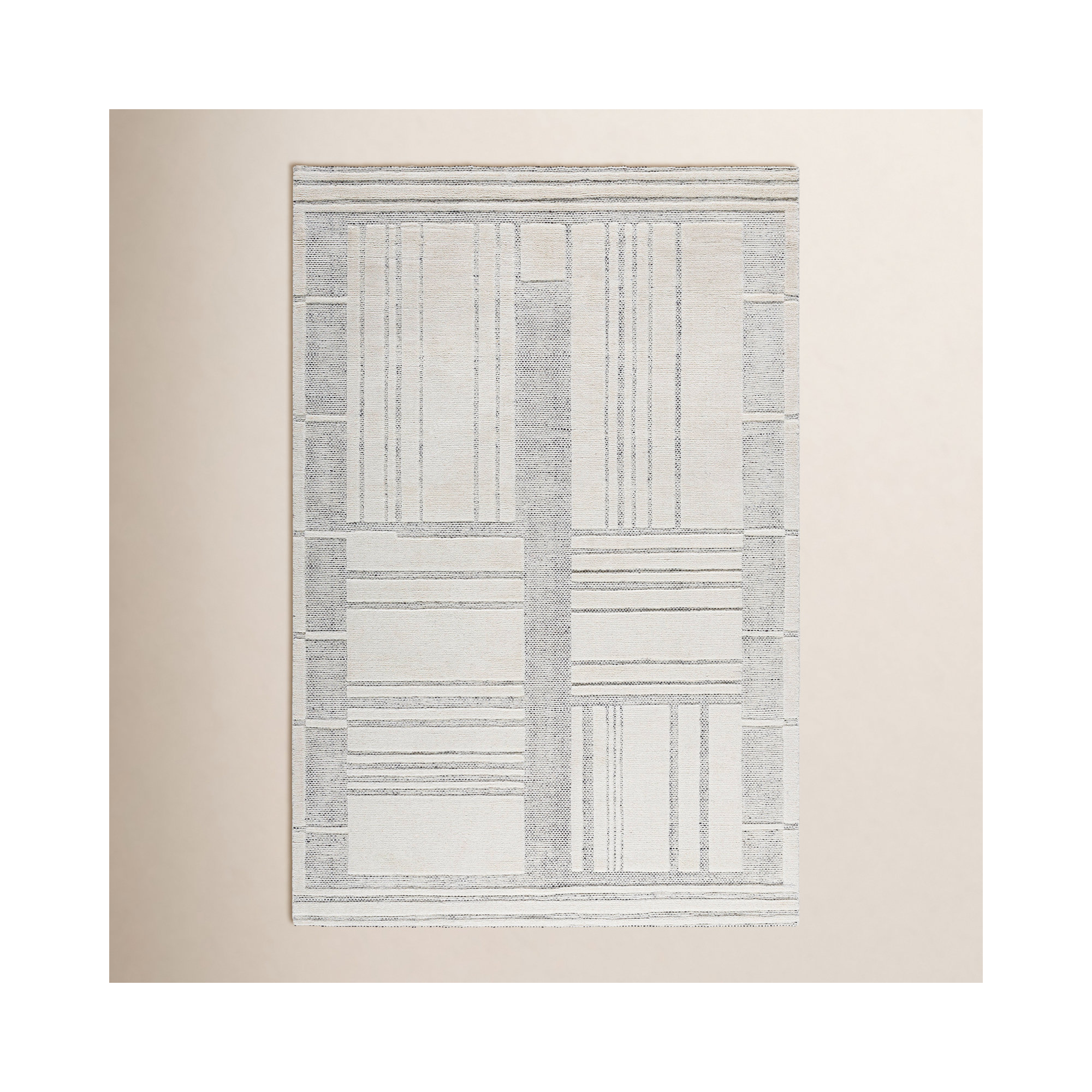 Ronaldo Hand Loomed Wool Rug, Rectangle 9' x 12'