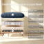 Canapé 2 places avec repose-pieds et repose-pieds en chenille douce pour salon, appartement-901537943