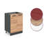 82Cm H x 60Cm W x 46Cm D Oak Base Unit Cabinet-61069510