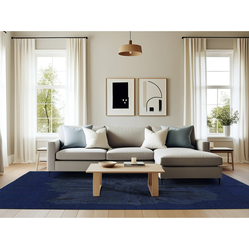 Mikylla Abstract Indoor Rug, Rectangle 6' x 9'