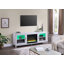 70" TV Stand Console With Fireplace, Heater