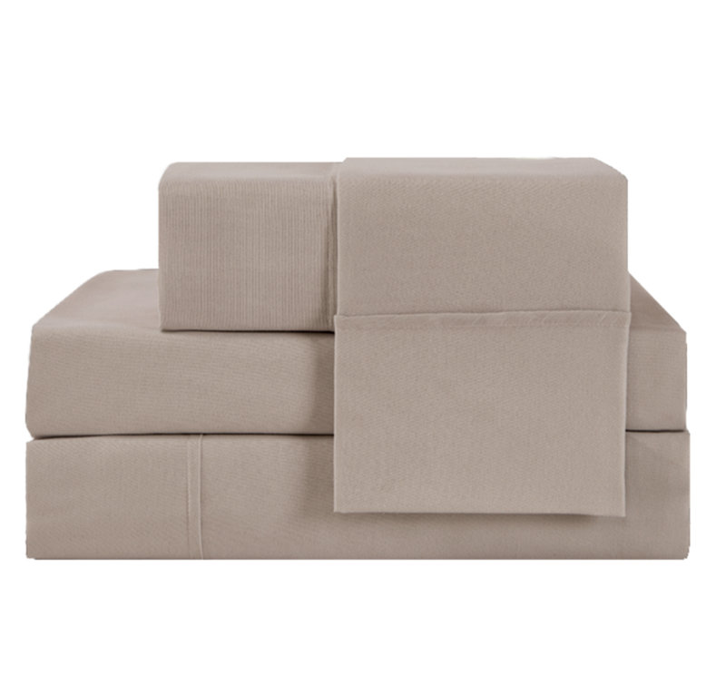 Ensemble de courtepointe réversible Ella, Blanc, Courtepointe de très grande taille et 6 pièces s