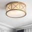 Plafonnier encastré tambour 2 lumières Baity-206826092