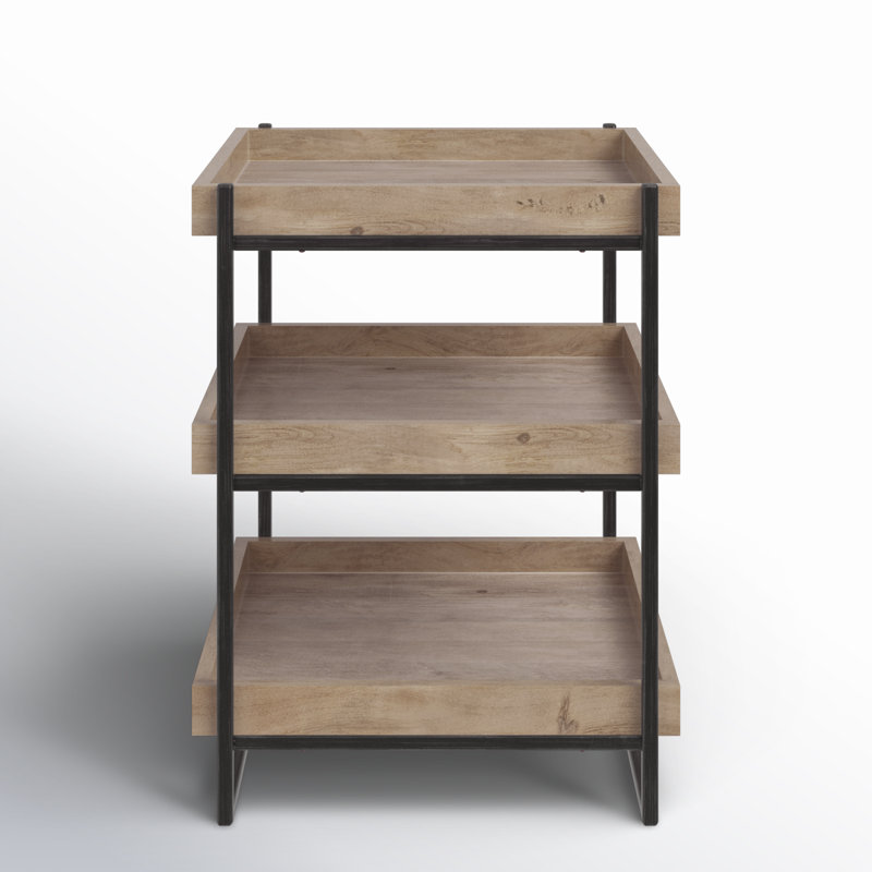 Lupita Solid Wood Tray Top End Table
