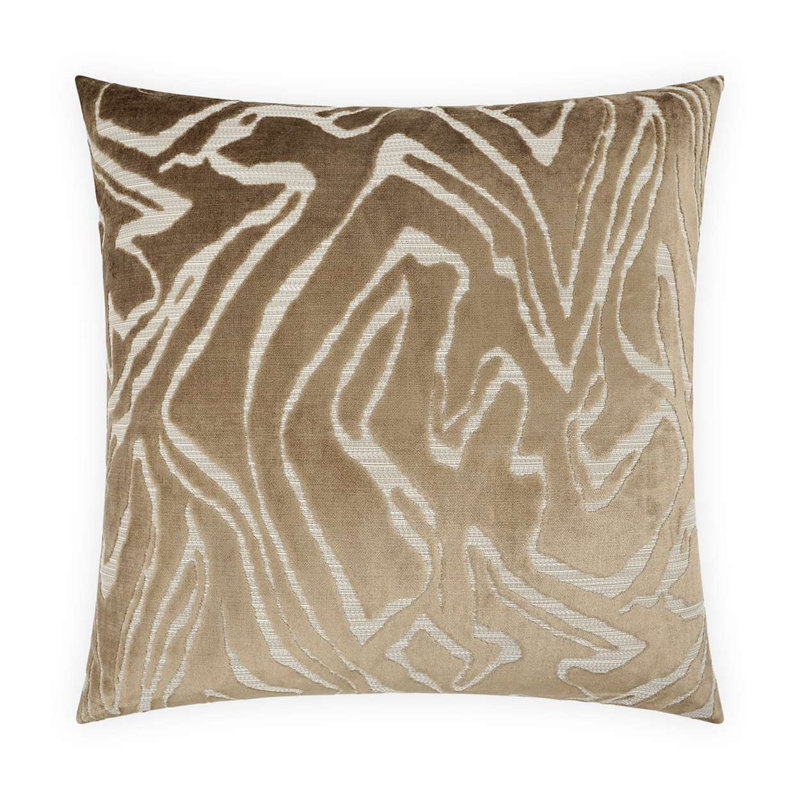 Zuniga Pillow Cover & Insert, Safari, Square 24"